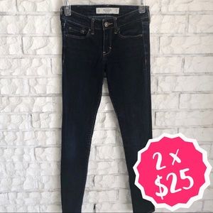 (2x$25)🌼Abercrombie &Fitch Skinny Jeans-Size 00🌼